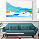 Near Cold Lake by Patricia Coulter on GIANT ART - yellow abstract