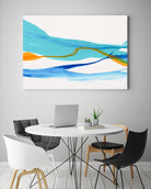 Near Cold Lake by Patricia Coulter on GIANT ART - yellow abstract