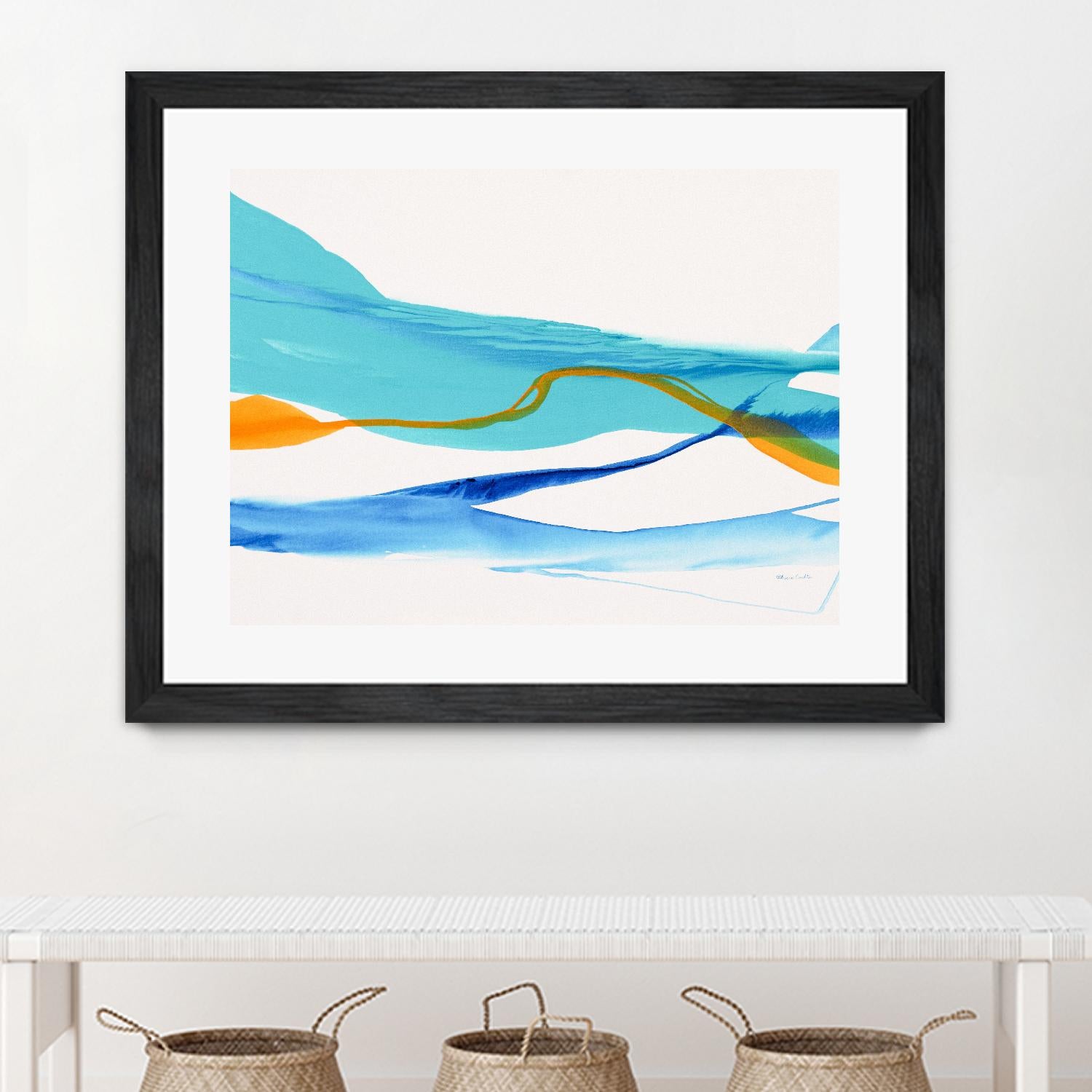 Near Cold Lake by Patricia Coulter on GIANT ART - yellow abstract