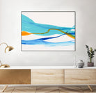 Near Cold Lake by Patricia Coulter on GIANT ART - yellow abstract