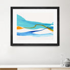 Near Cold Lake by Patricia Coulter on GIANT ART - yellow abstract