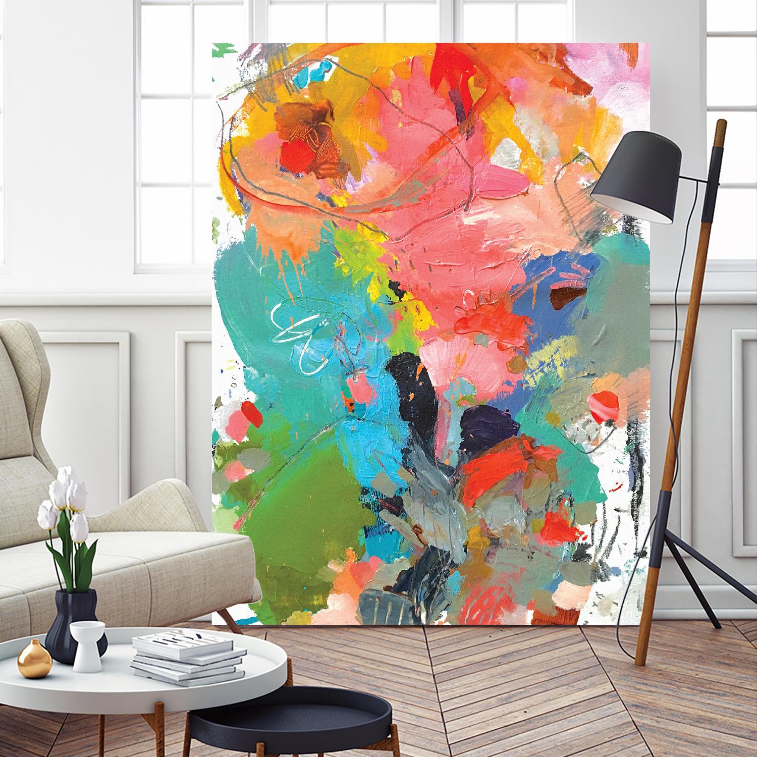 Pear by Niya Christine on GIANT ART - multicolor abstracts, contemporary