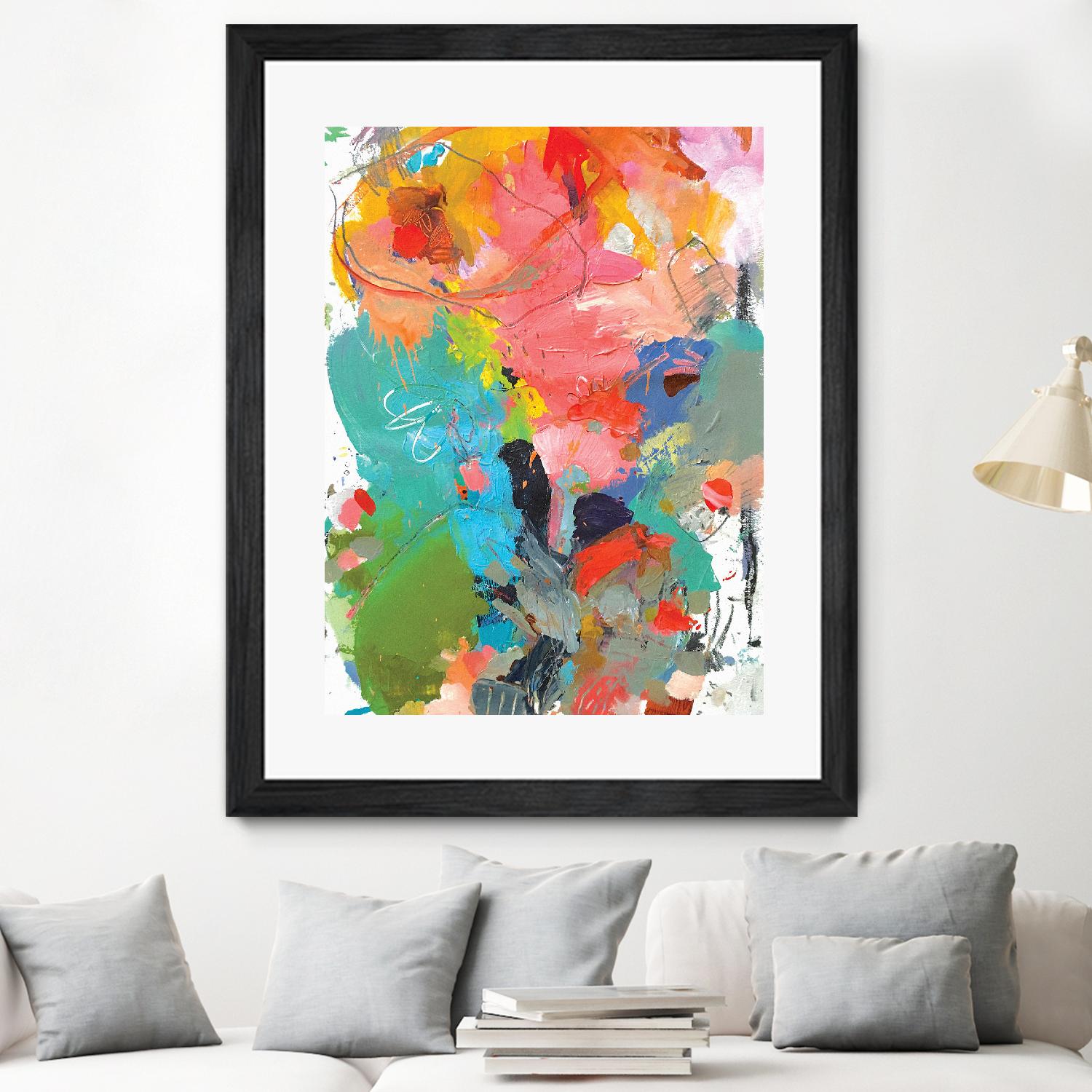 Pear by Niya Christine on GIANT ART - multicolor abstracts, contemporary