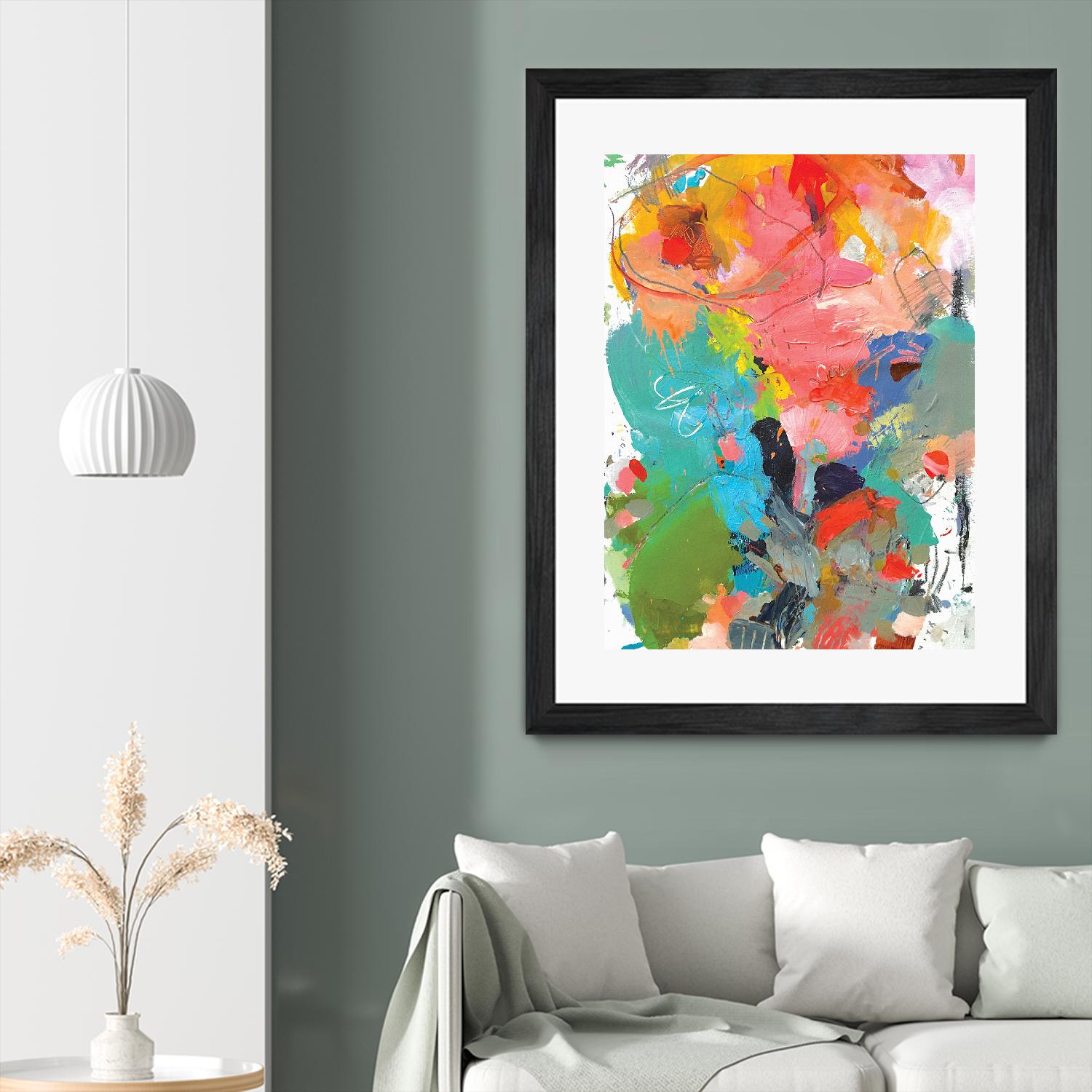 Pear by Niya Christine on GIANT ART - multicolor abstracts, contemporary