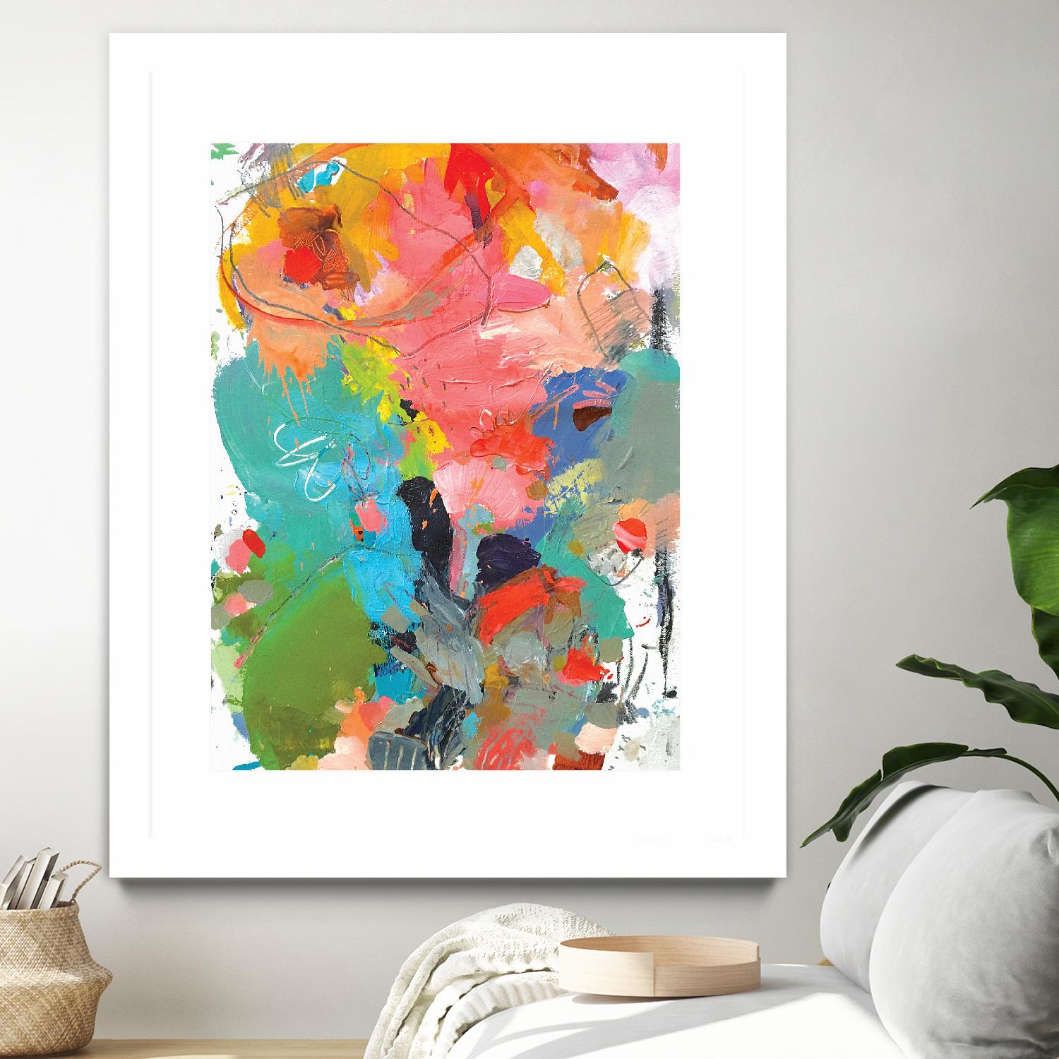 Pear by Niya Christine on GIANT ART - multicolor abstracts, contemporary