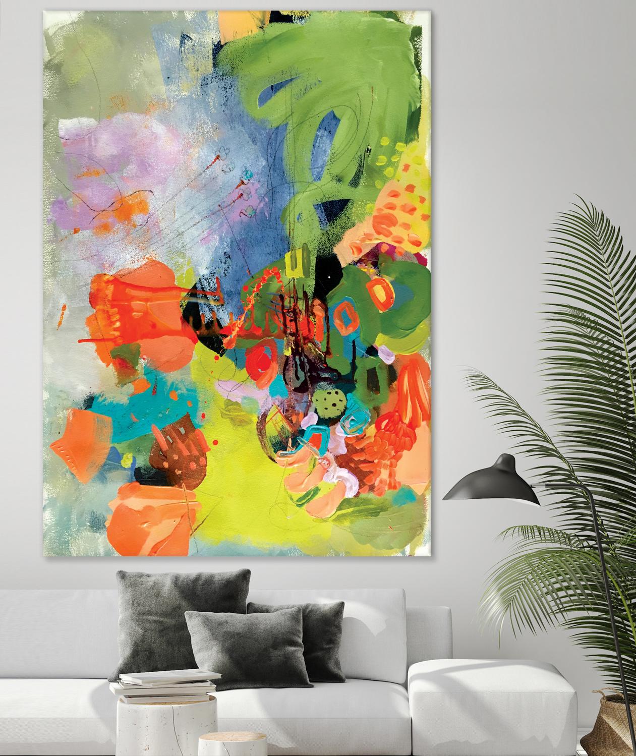 Pina-Ananas by A. Vega on GIANT ART - green floral