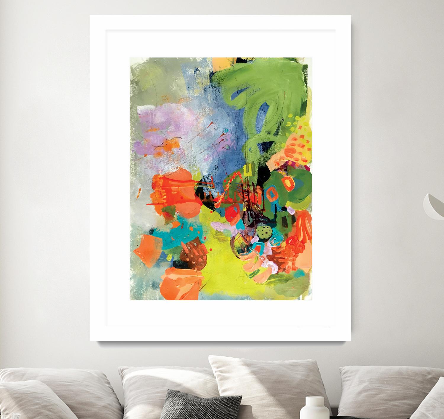 Pina-Ananas by A. Vega on GIANT ART - green floral