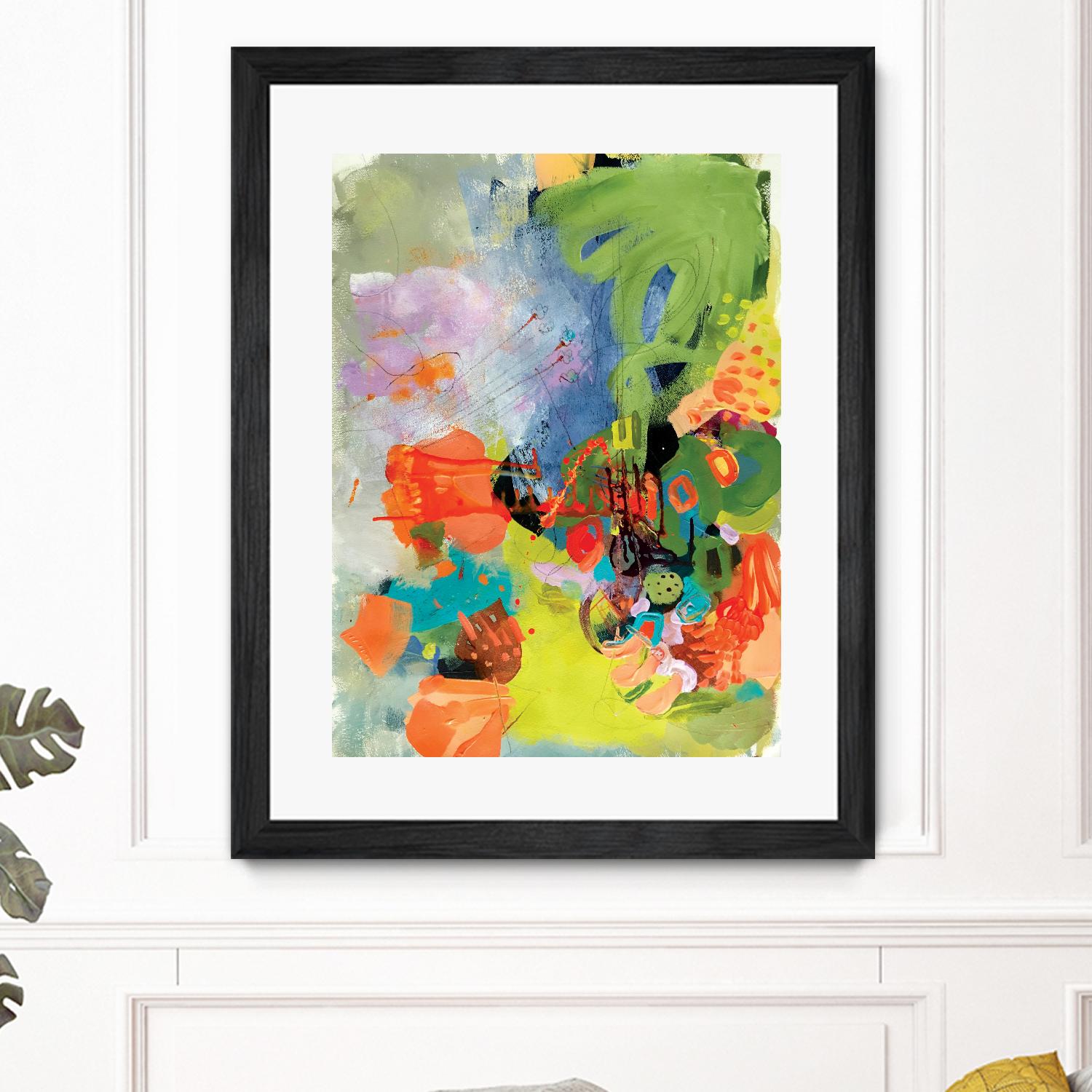 Pina-Ananas by A. Vega on GIANT ART - green floral