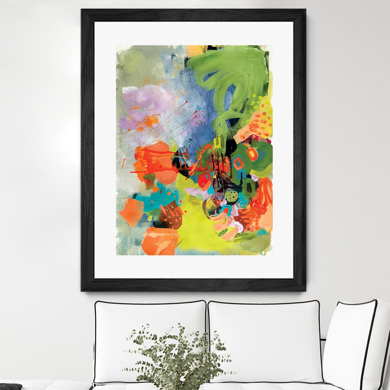 Pina-Ananas by A. Vega on GIANT ART - green floral