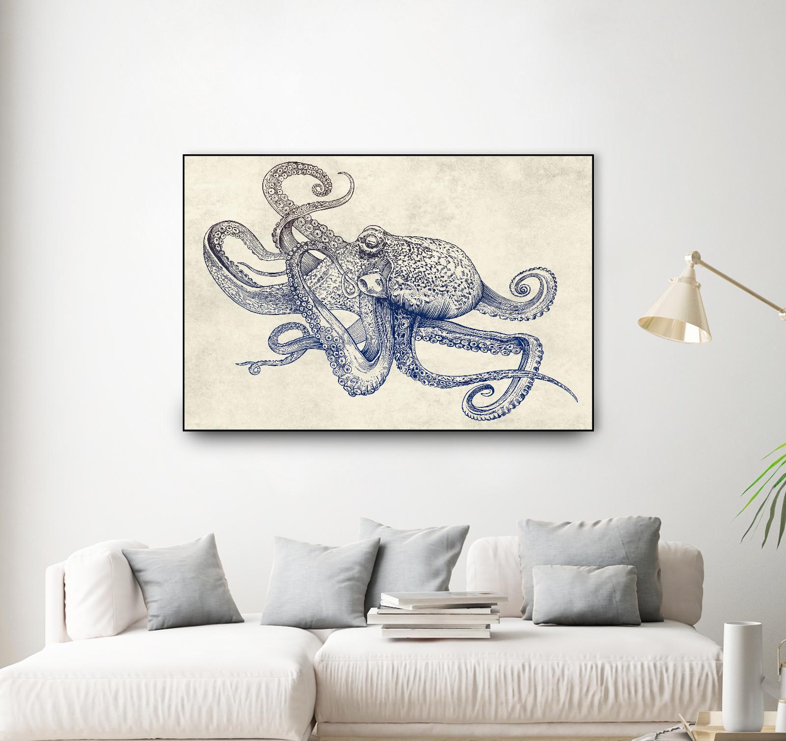 Octoflow by Rachel Caldwell on GIANT ART - multicolor urban/pop surrealism; animals