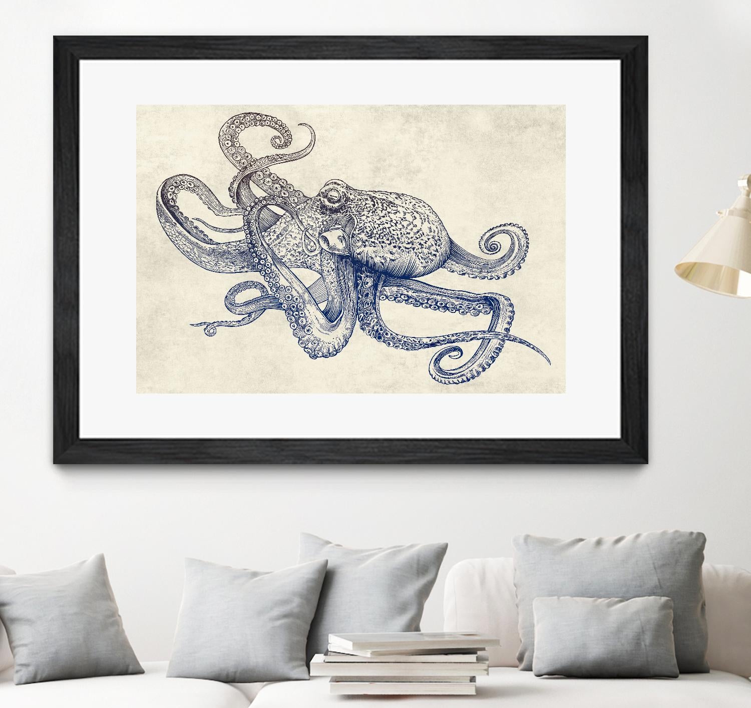 Octoflow by Rachel Caldwell on GIANT ART - multicolor urban/pop surrealism; animals