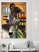 Rabbit - Peluche by Faro on GIANT ART - blue children