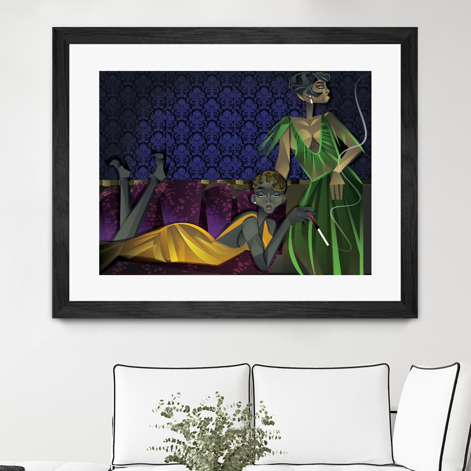 Light House II by A. Vega on GIANT ART - grey sea scene