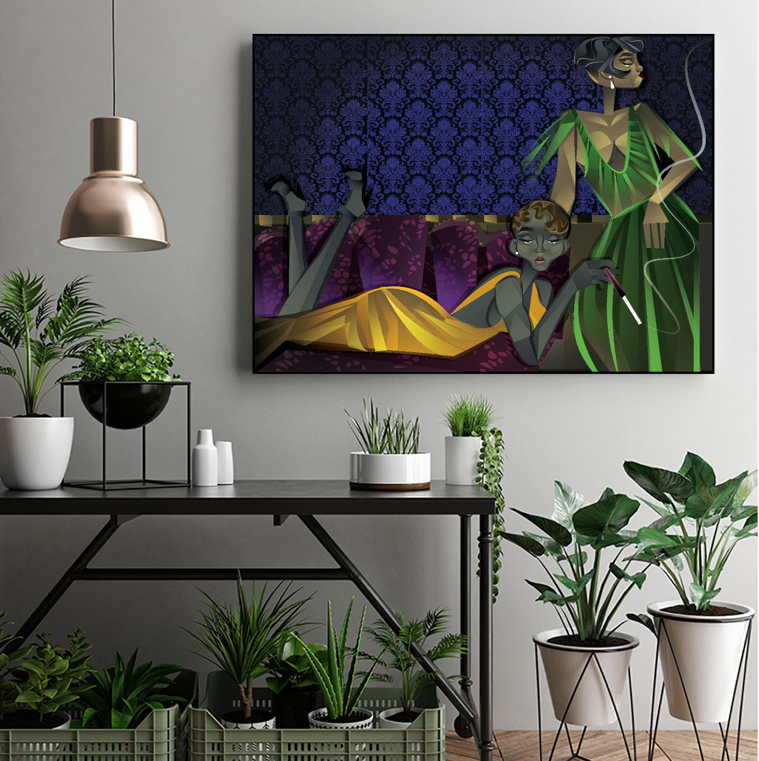 Light House II by A. Vega on GIANT ART - grey sea scene