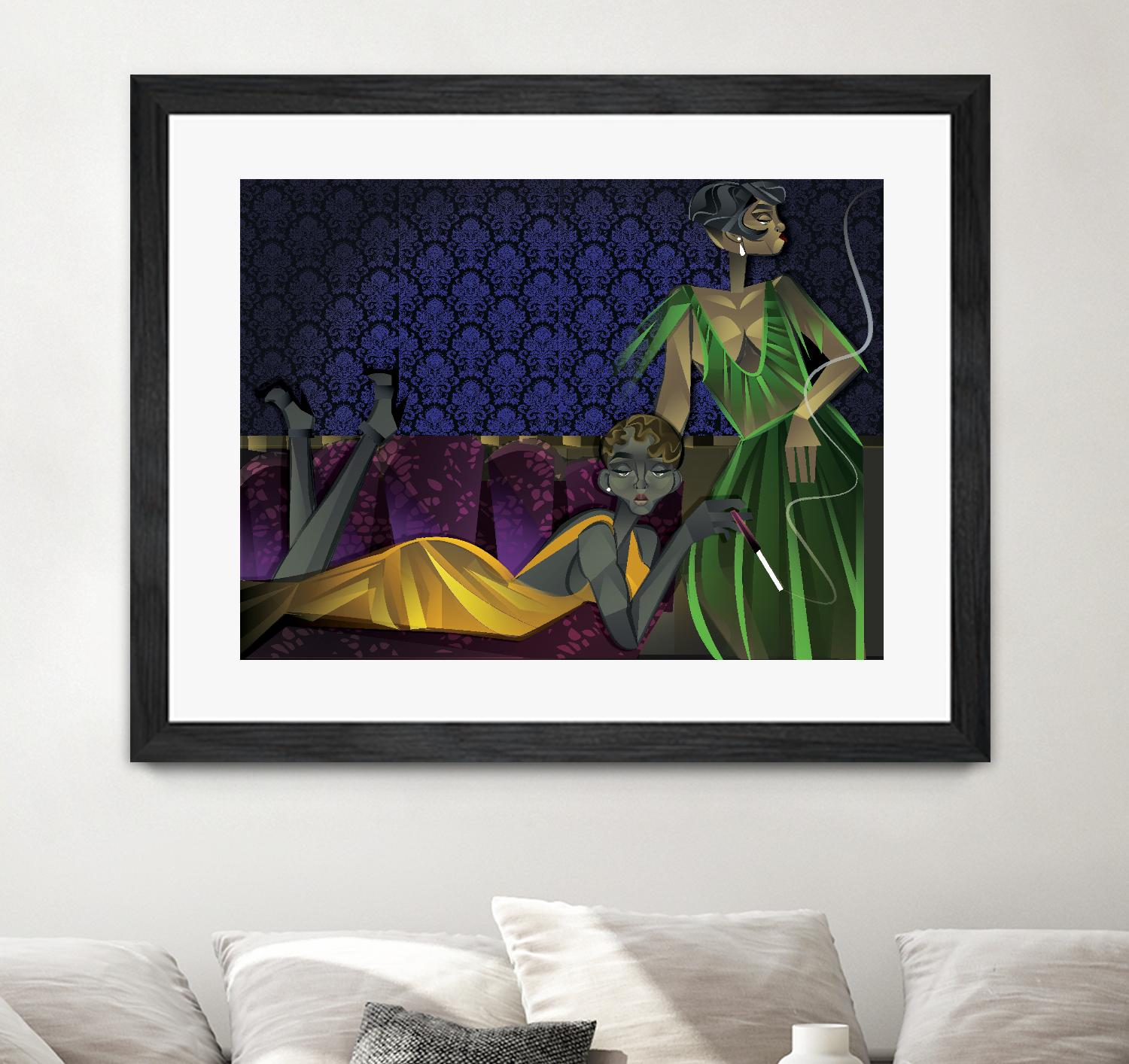 Light House II by A. Vega on GIANT ART - grey sea scene