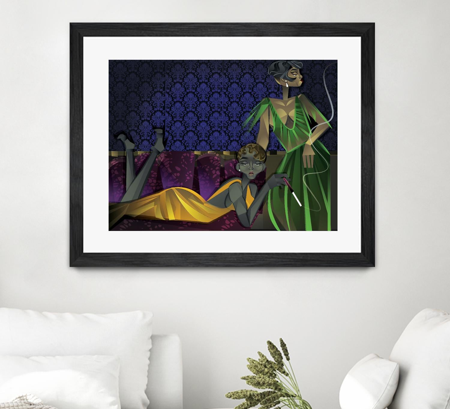 Light House II by A. Vega on GIANT ART - grey sea scene