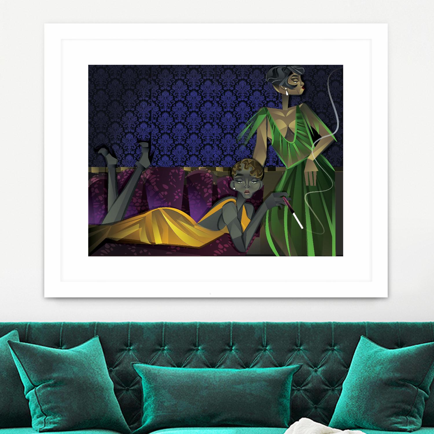 Light House II by A. Vega on GIANT ART - grey sea scene