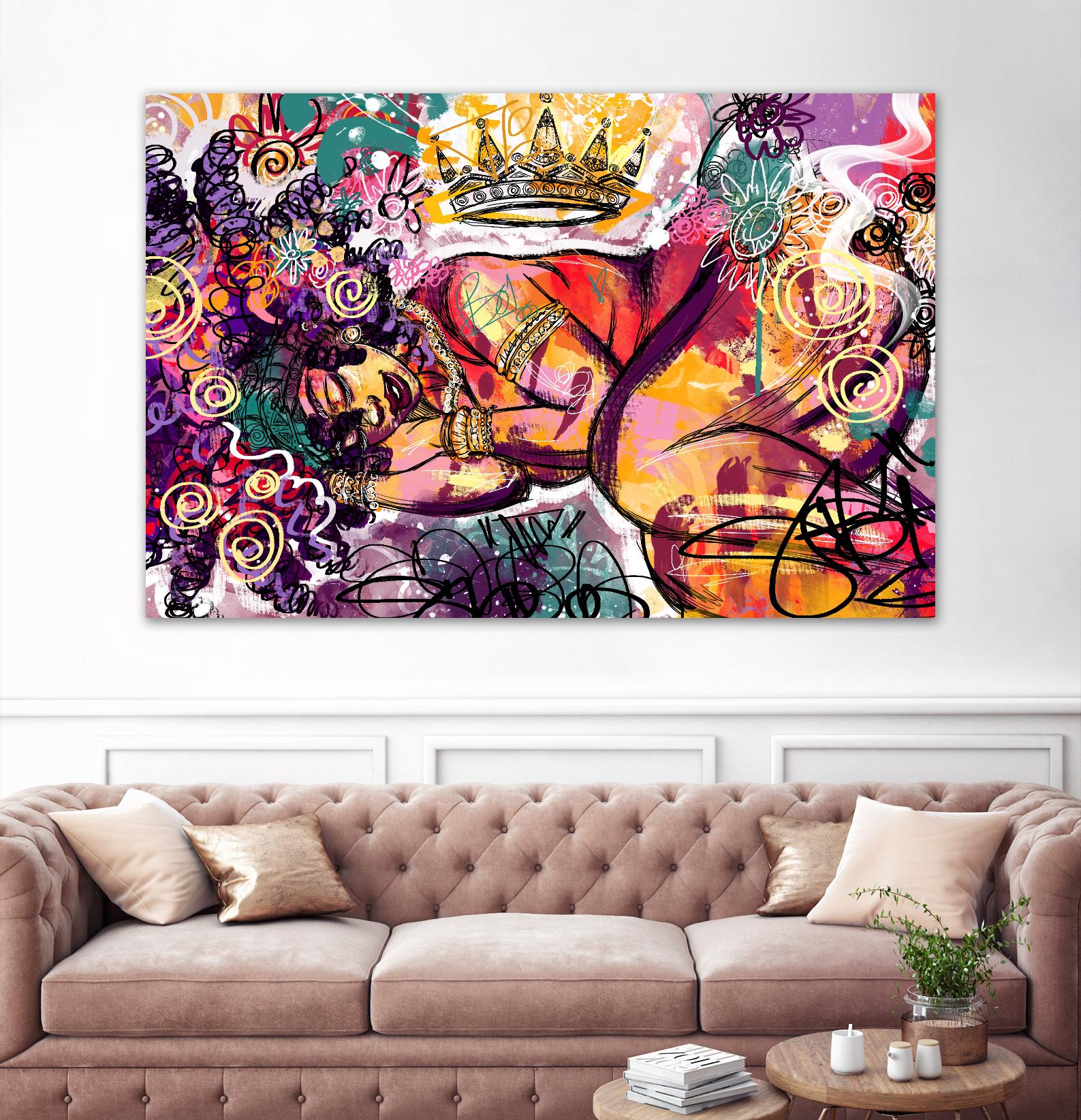 Radiance by Justin Copeland on GIANT ART - multicolor ethnic; figurative; contemporary