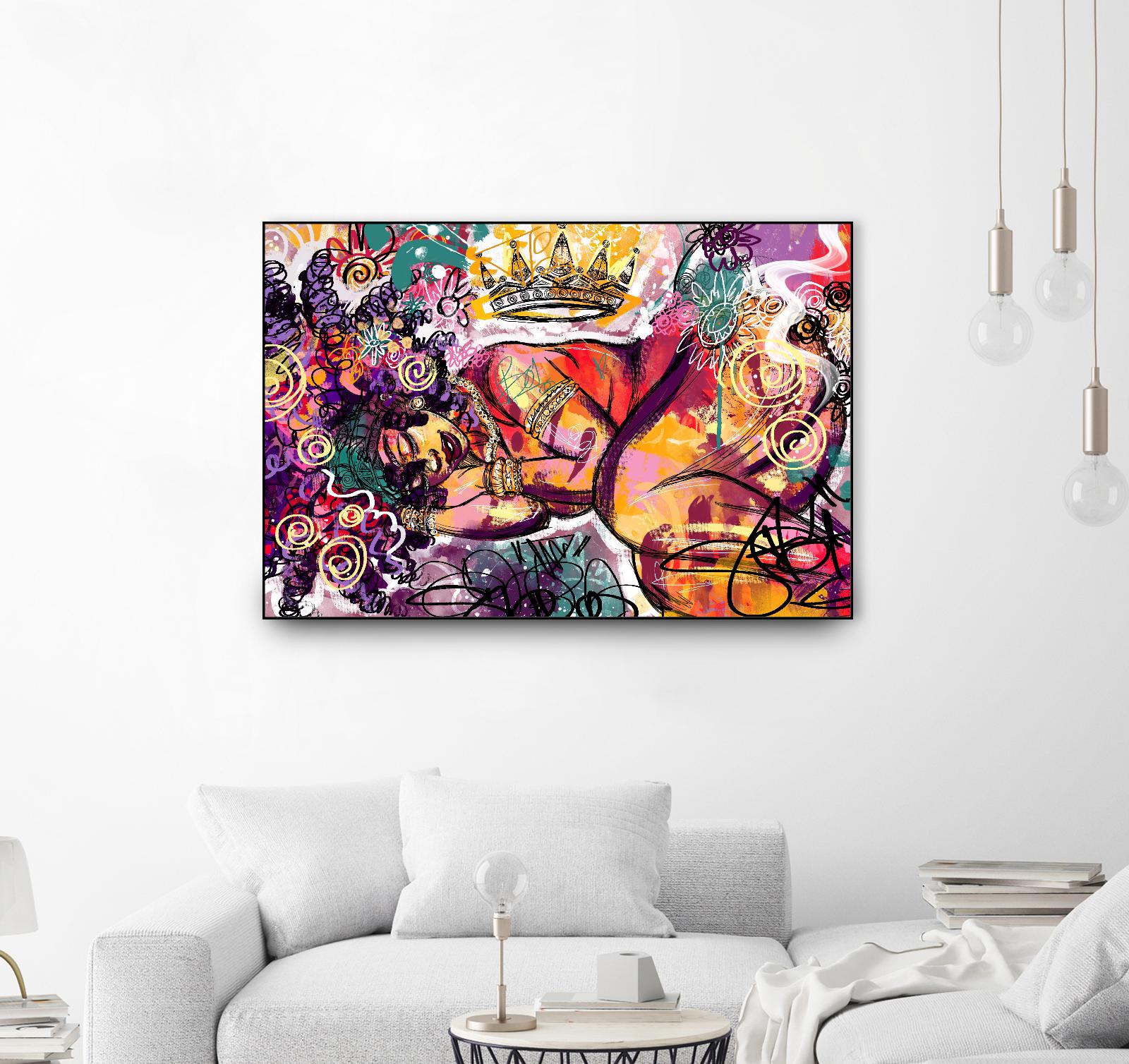 Radiance by Justin Copeland on GIANT ART - multicolor ethnic; figurative; contemporary