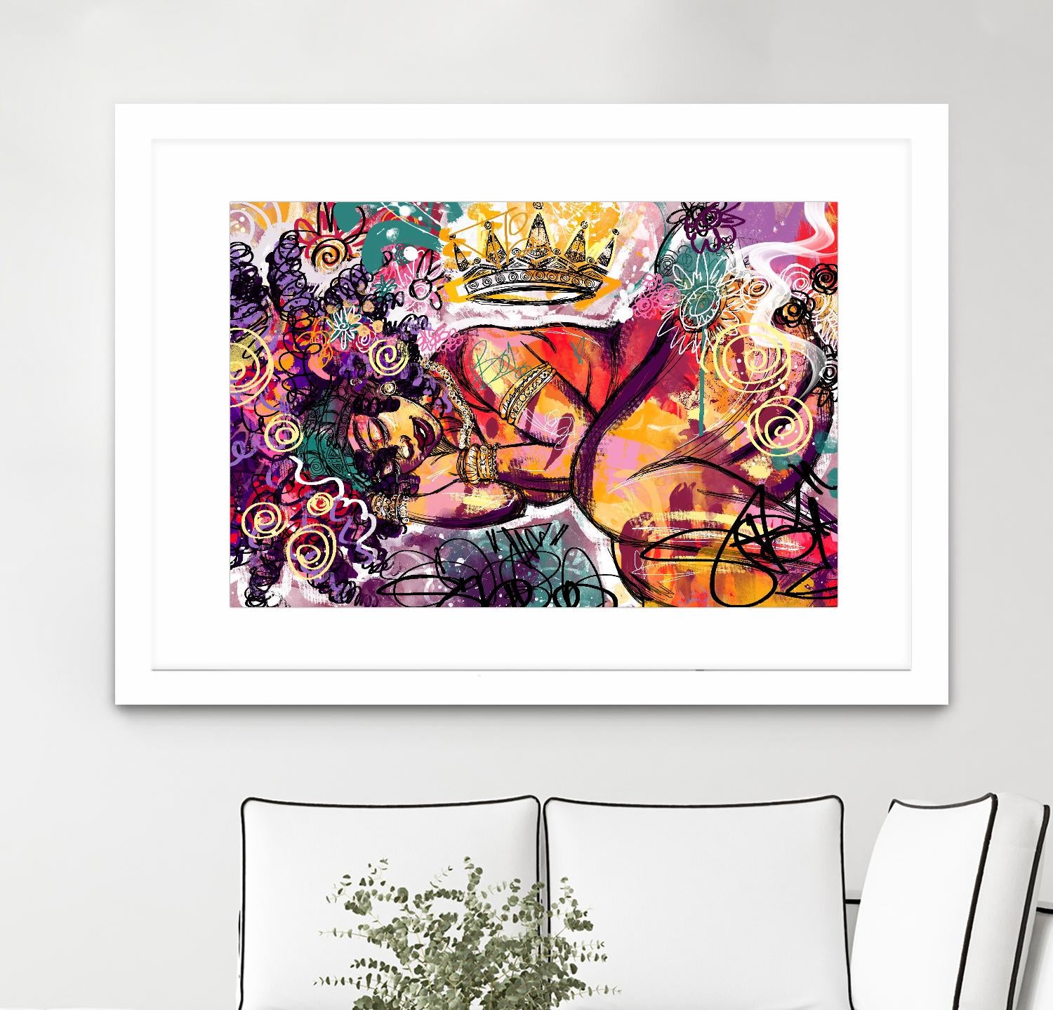 Radiance by Justin Copeland on GIANT ART - multicolor ethnic; figurative; contemporary