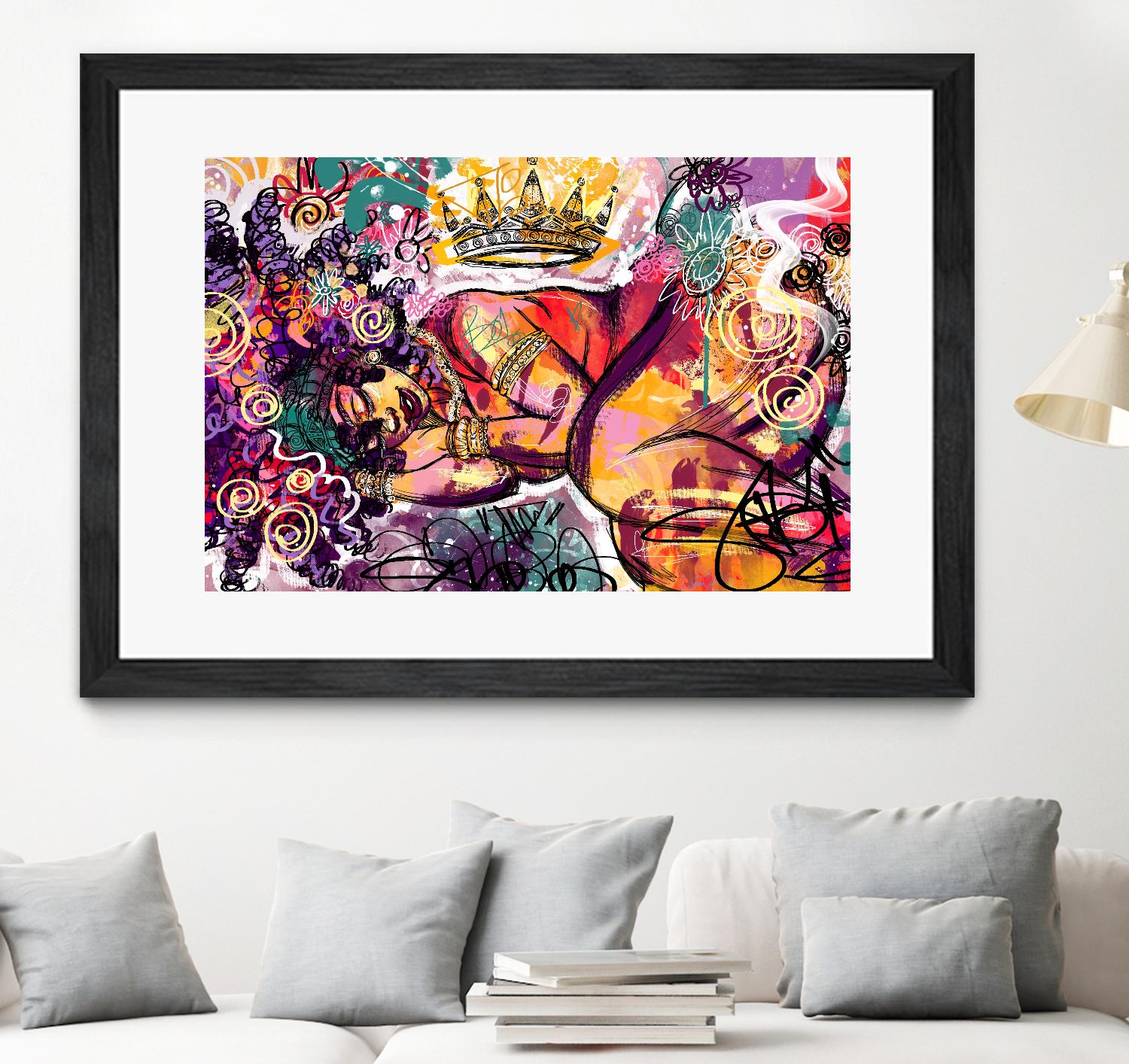 Radiance by Justin Copeland on GIANT ART - multicolor ethnic; figurative; contemporary