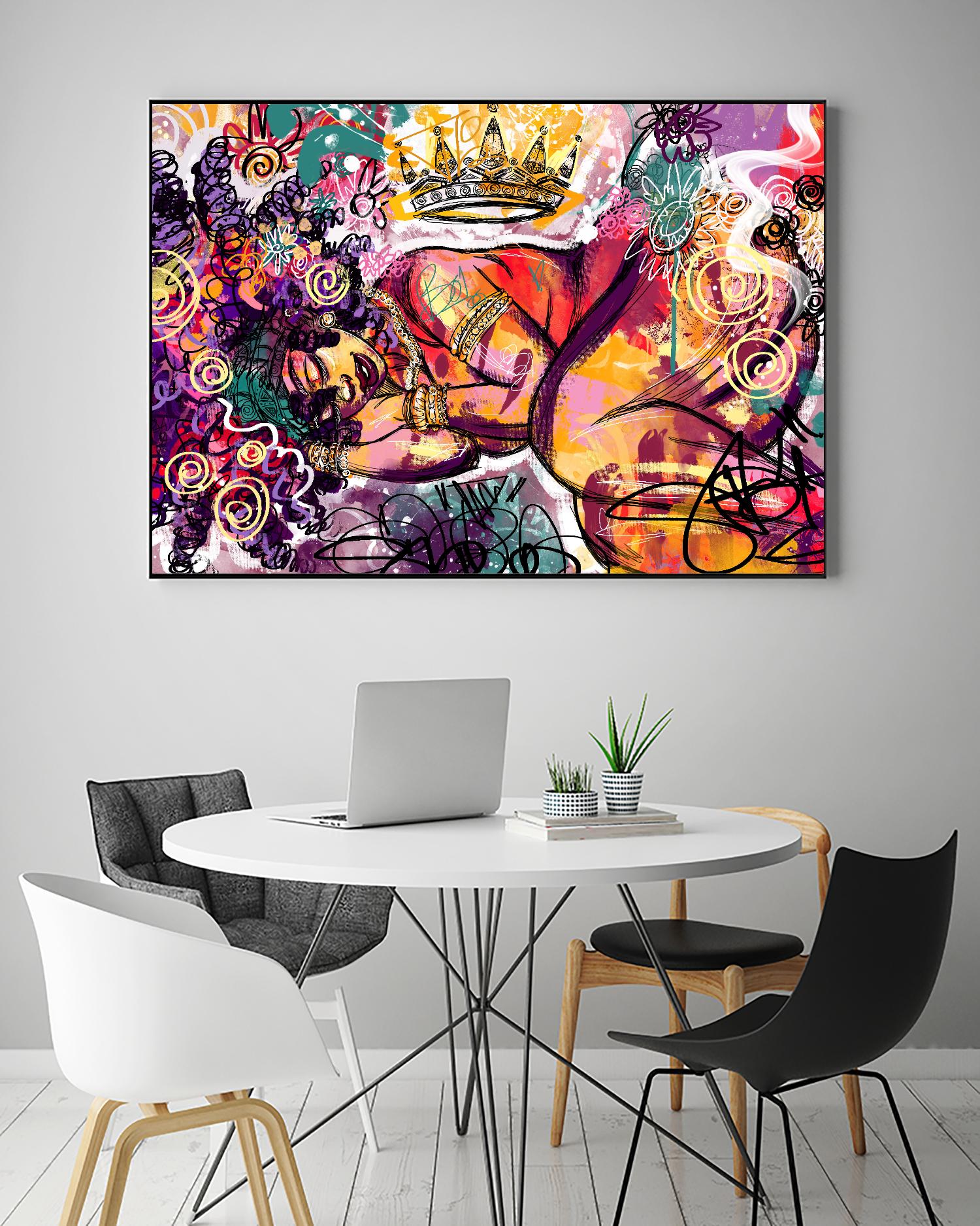 Radiance by Justin Copeland on GIANT ART - multicolor ethnic; figurative; contemporary