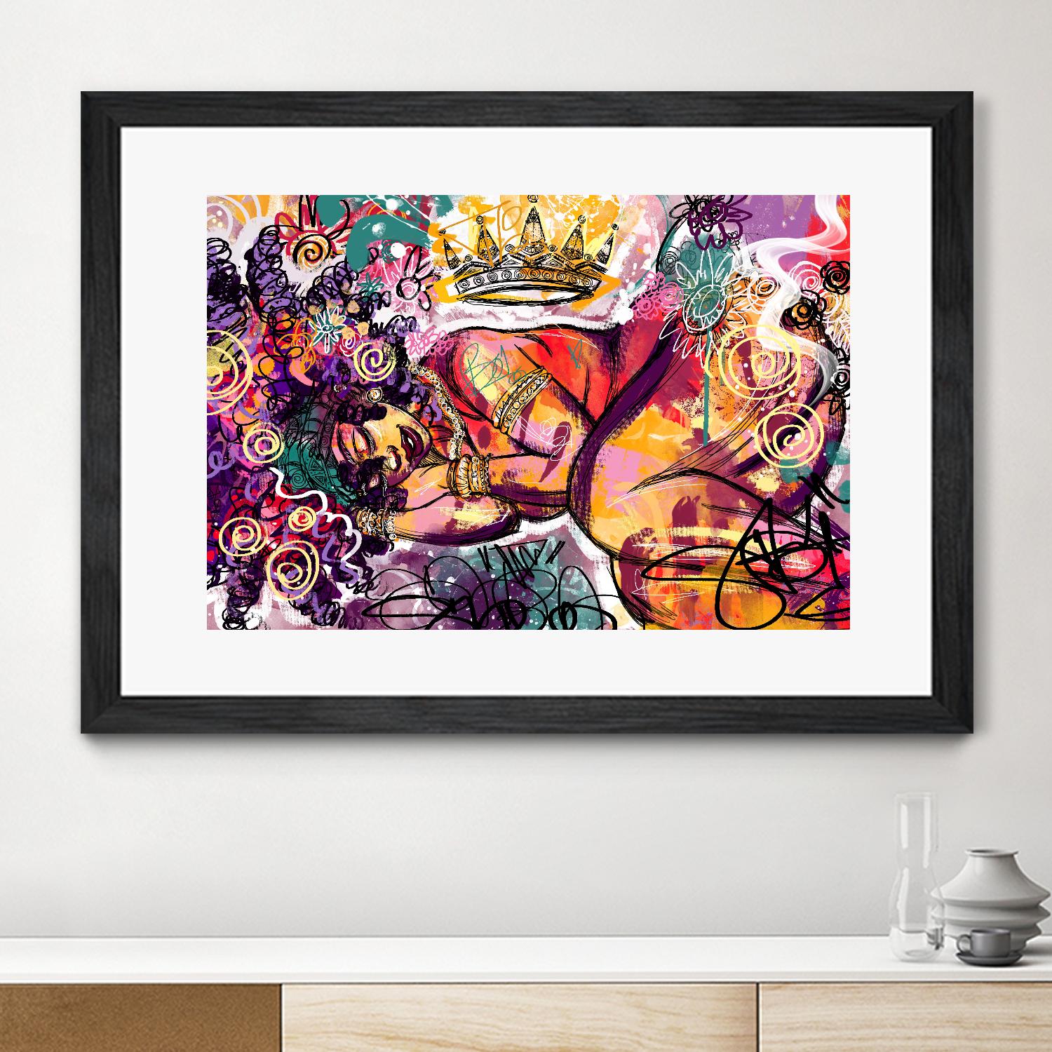 Radiance by Justin Copeland on GIANT ART - multicolor ethnic; figurative; contemporary