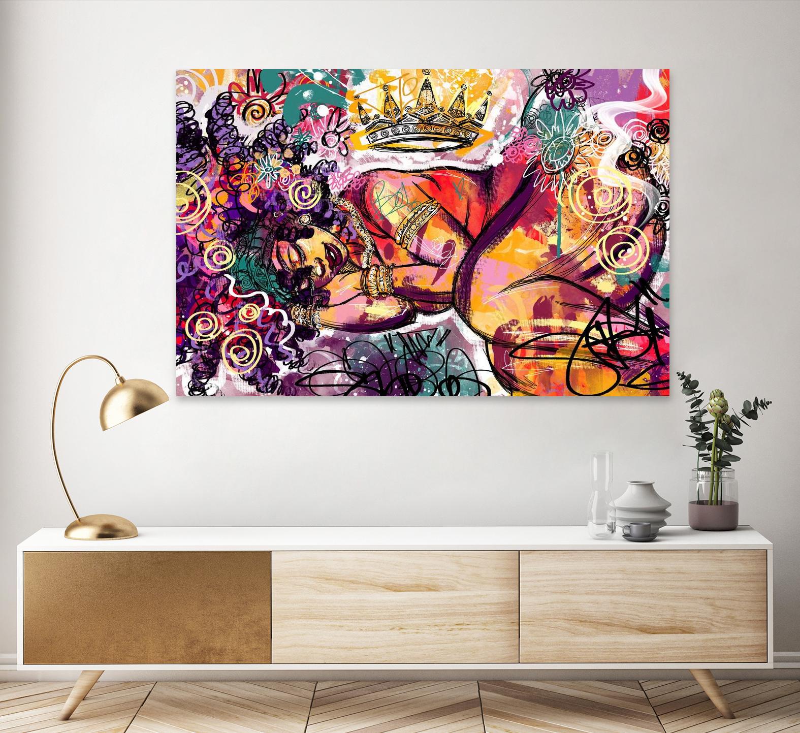 Radiance by Justin Copeland on GIANT ART - multicolor ethnic; figurative; contemporary