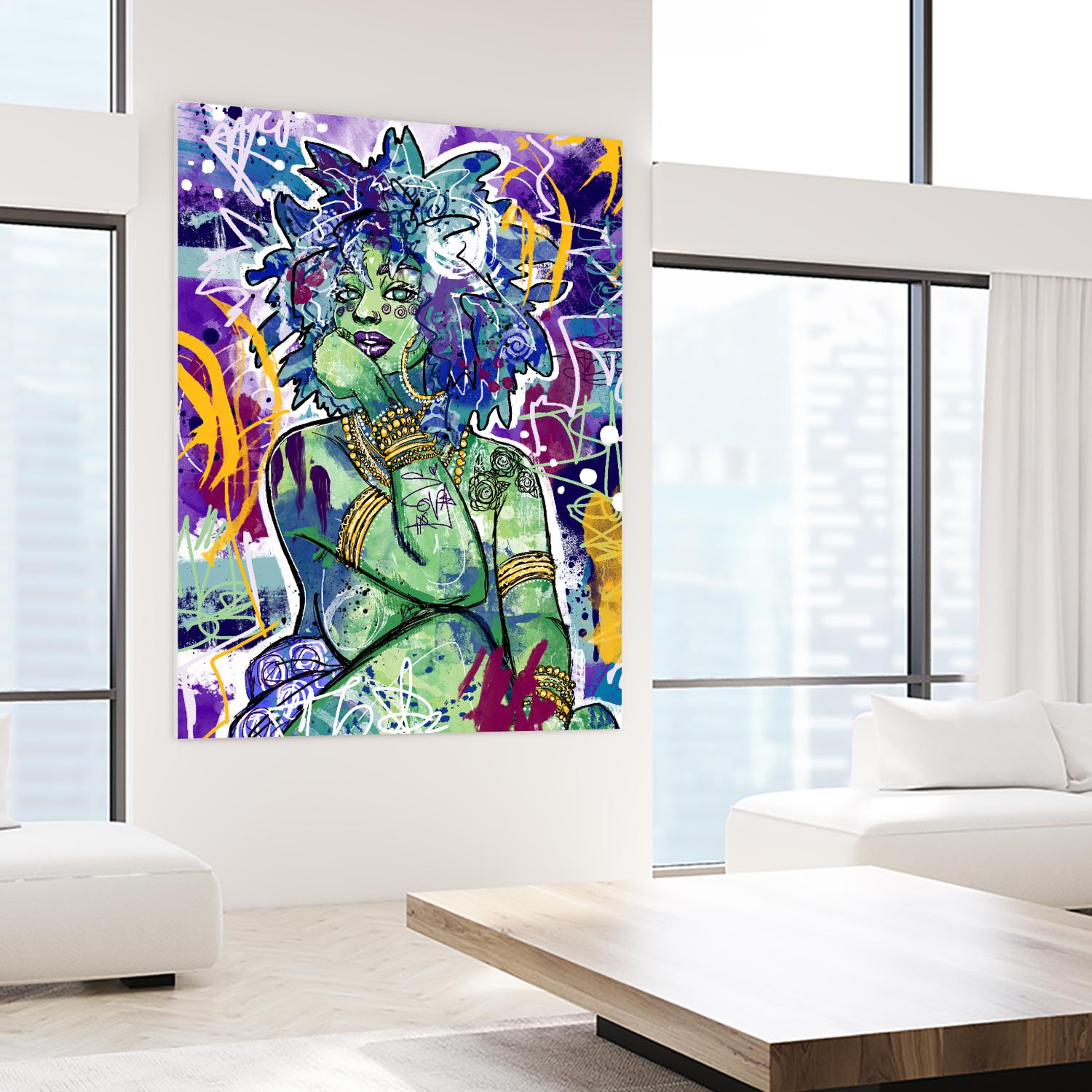 Fruit bowl I by A. Vega on GIANT ART - orange fruit-food-drink