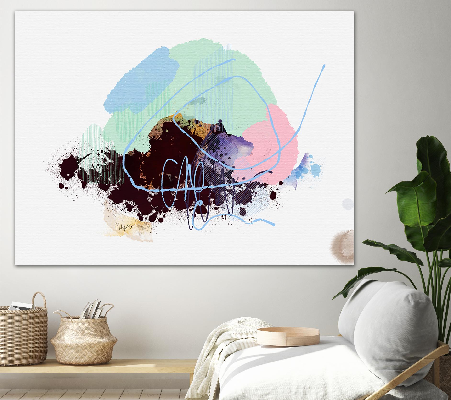 Bouquet Azucenas I by A. Vega on GIANT ART - brown floral