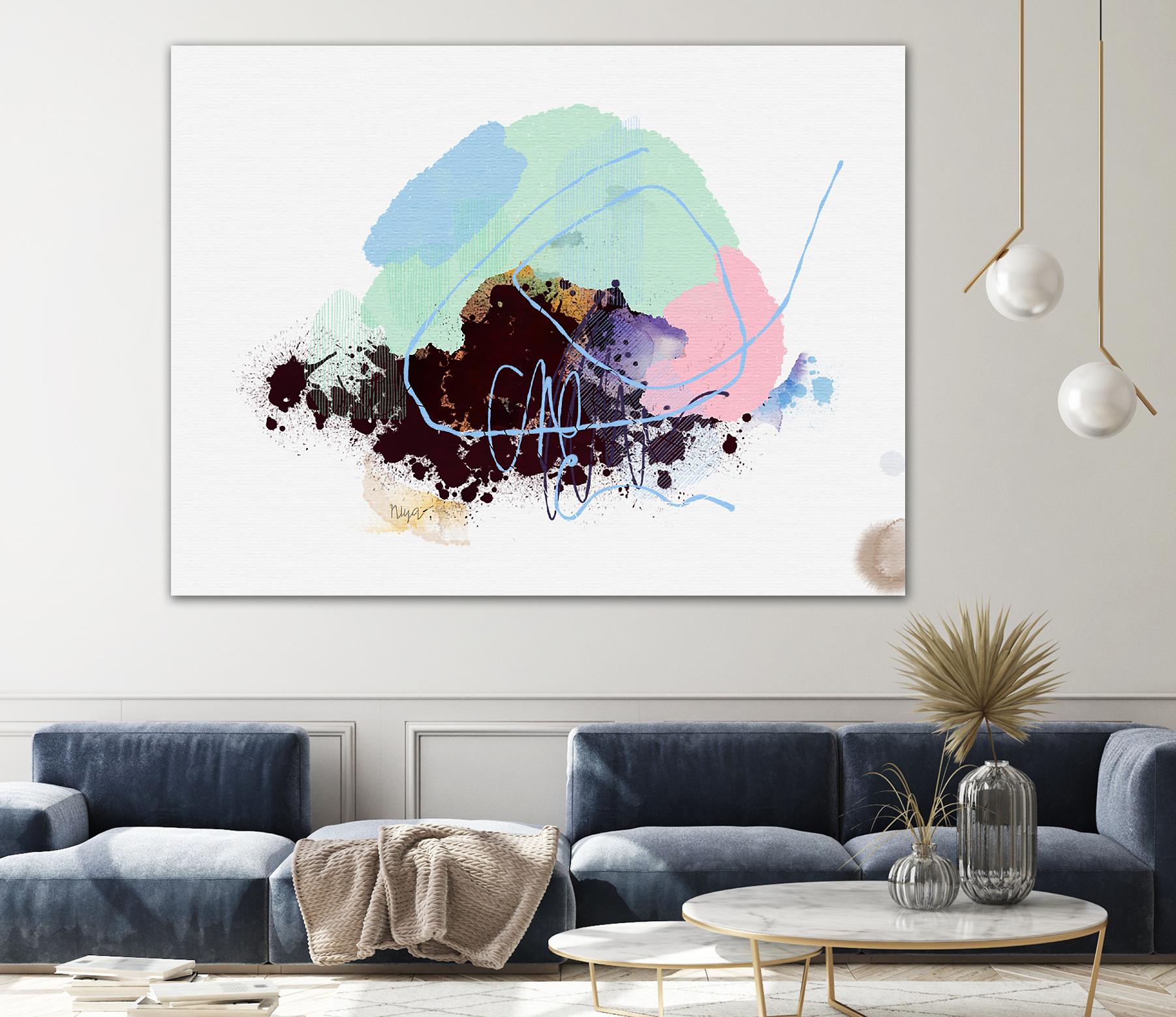 Bouquet Azucenas I by A. Vega on GIANT ART - brown floral