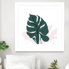 Pink Shadow by Niya Christine on GIANT ART - green contemporary, floral/still life, leaves