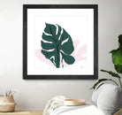 Pink Shadow by Niya Christine on GIANT ART - green contemporary, floral/still life, leaves
