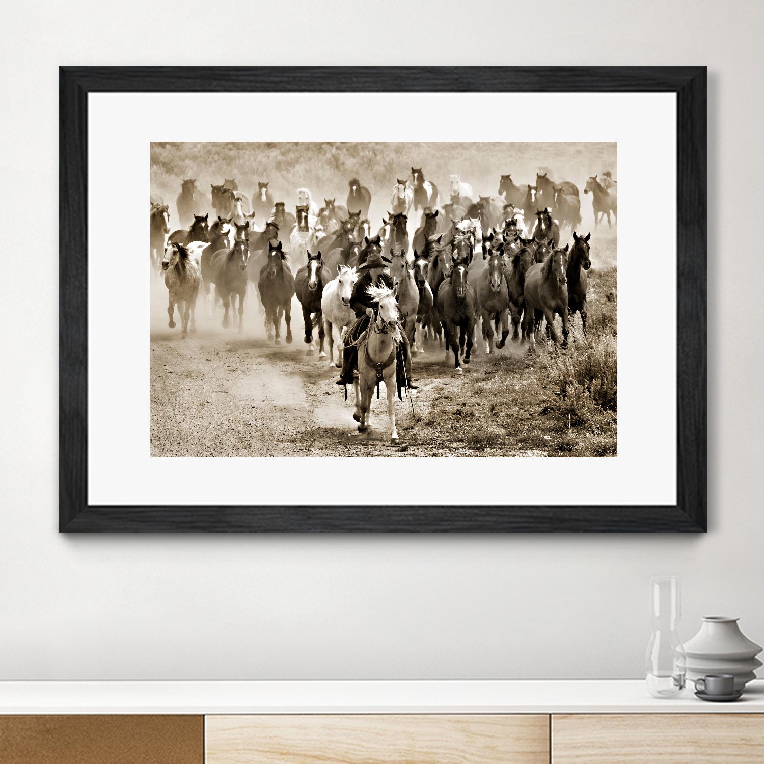 Heading Home by Lisa Dearing on GIANT ART - multicolor photography; animals; figurative