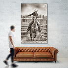 Ride ‘Em Cowgirl by Lisa Dearing on GIANT ART - multicolor photography; animals; figurative