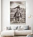 Ride ‘Em Cowgirl by Lisa Dearing on GIANT ART - multicolor photography; animals; figurative