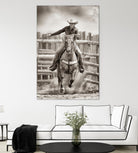 Ride ‘Em Cowgirl by Lisa Dearing on GIANT ART - multicolor photography; animals; figurative