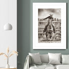 Ride ‘Em Cowgirl by Lisa Dearing on GIANT ART - multicolor photography; animals; figurative