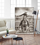 Ride ‘Em Cowgirl by Lisa Dearing on GIANT ART - multicolor photography; animals; figurative