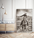 Ride ‘Em Cowgirl by Lisa Dearing on GIANT ART - multicolor photography; animals; figurative
