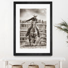 Ride ‘Em Cowgirl by Lisa Dearing on GIANT ART - multicolor photography; animals; figurative