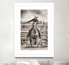 Ride ‘Em Cowgirl by Lisa Dearing on GIANT ART - multicolor photography; animals; figurative
