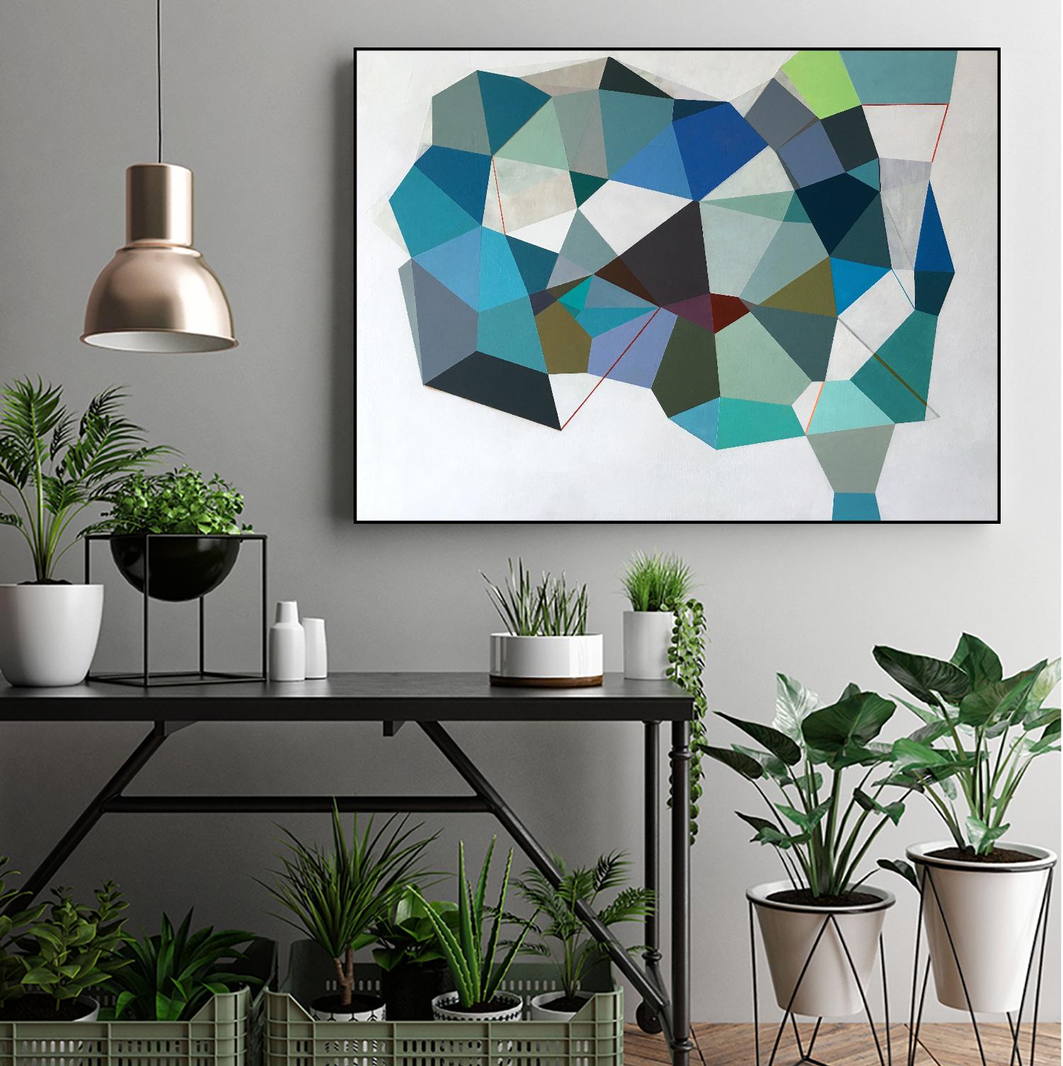 No Apparent Reason by Naomi Taitz Duffy on GIANT ART - multicolor abstracts; contemporary