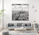 La Tour Eiffel et La Defense by Wilco Dragt on GIANT ART - multicolor photography; landscapes; people/places