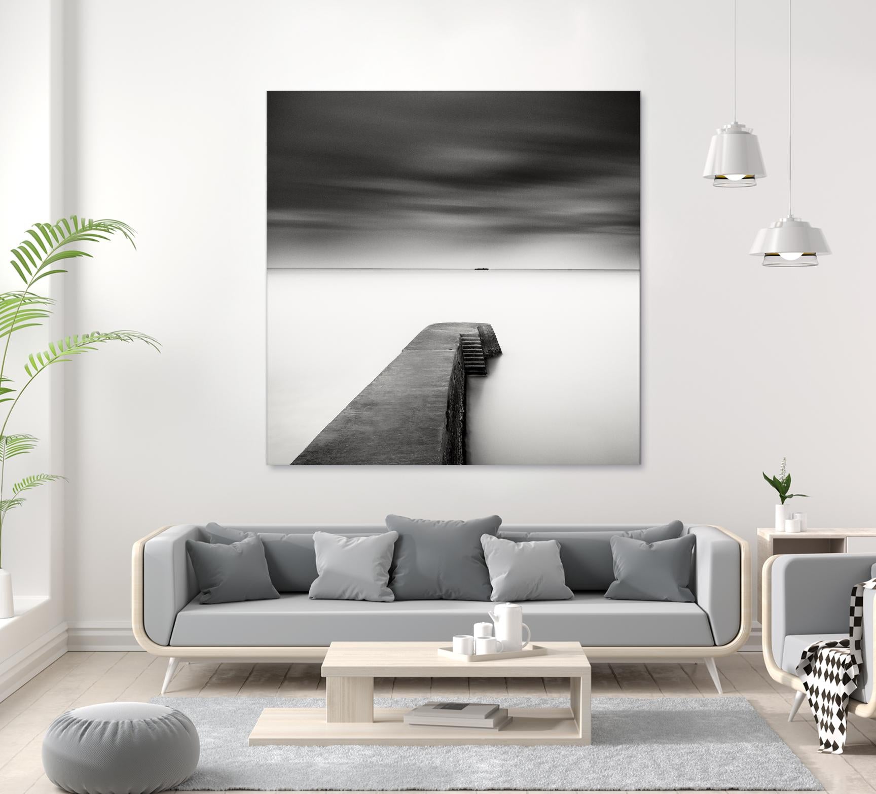 The Jetty-Study #1 by Wilco Dragt on GIANT ART - multicolor photography; coastal; landscapes