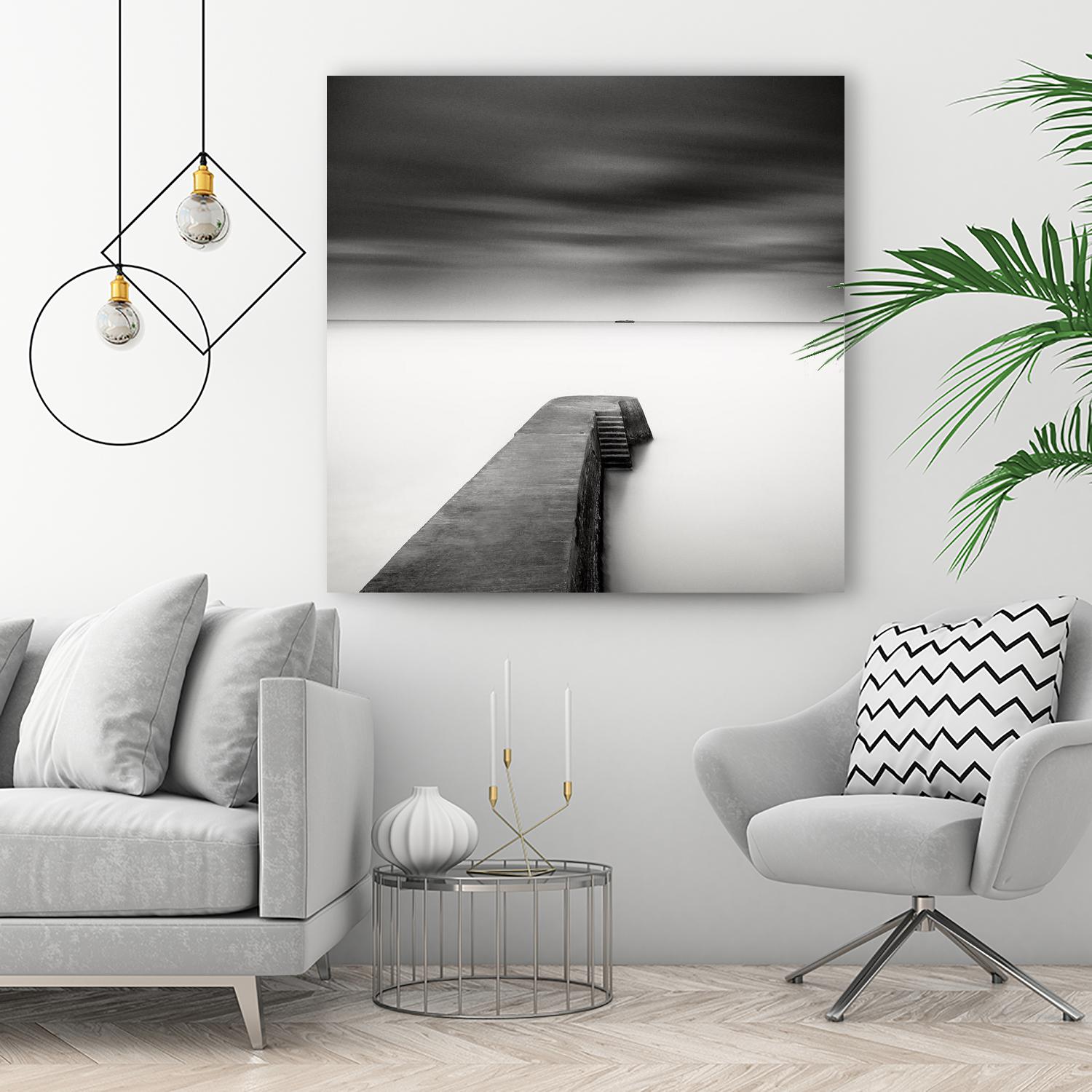 The Jetty-Study #1 by Wilco Dragt on GIANT ART - multicolor photography; coastal; landscapes