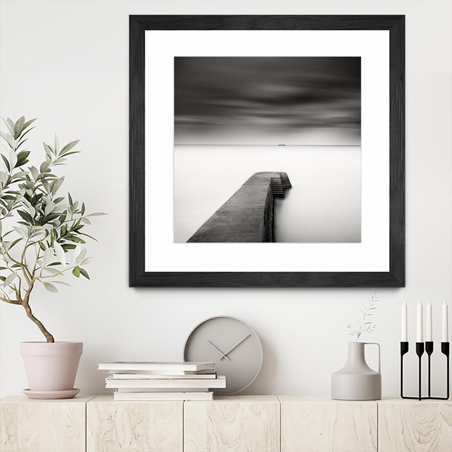 The Jetty-Study #1 by Wilco Dragt on GIANT ART - multicolor photography; coastal; landscapes