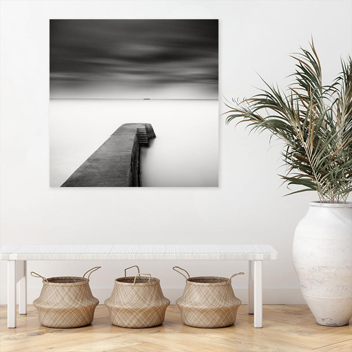 The Jetty-Study #1 by Wilco Dragt on GIANT ART - multicolor photography; coastal; landscapes