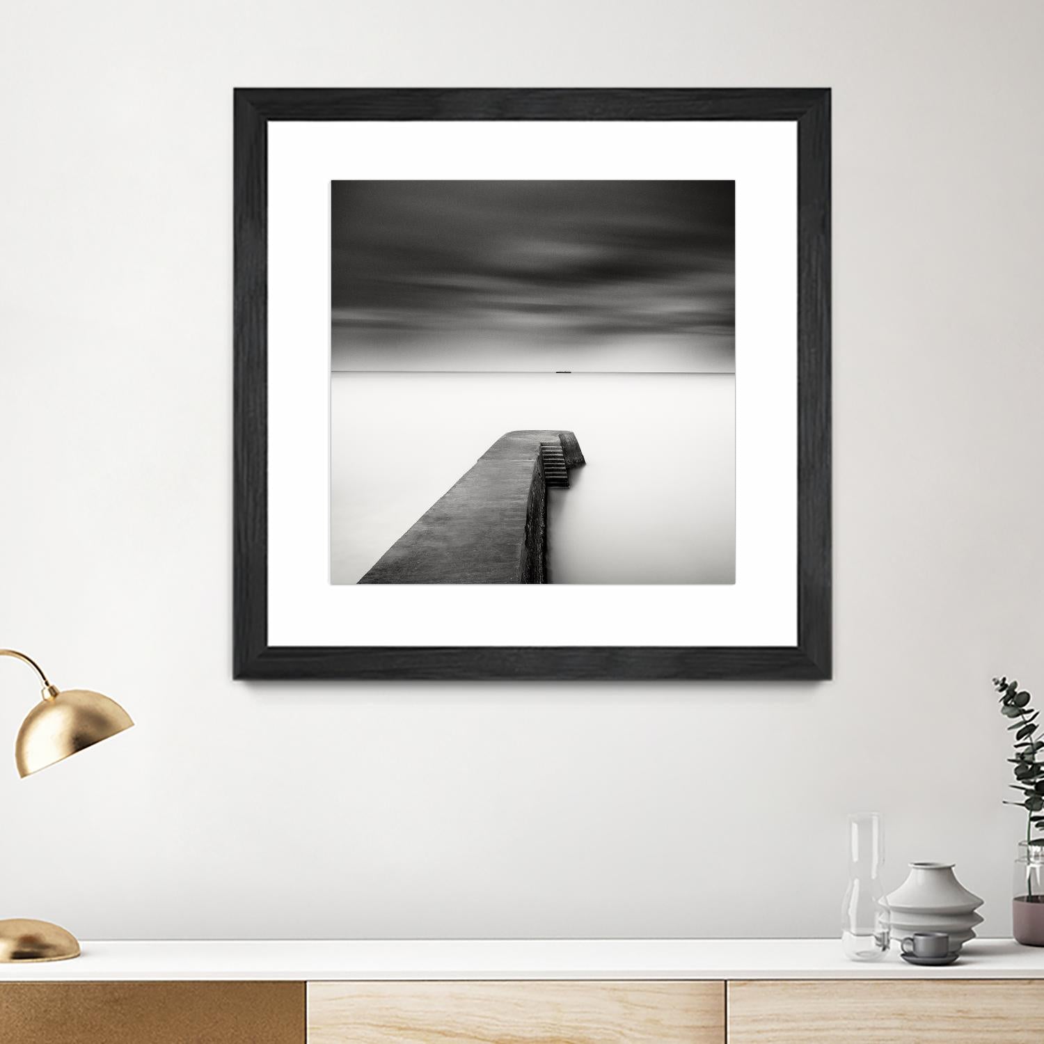 The Jetty-Study #1 by Wilco Dragt on GIANT ART - multicolor photography; coastal; landscapes