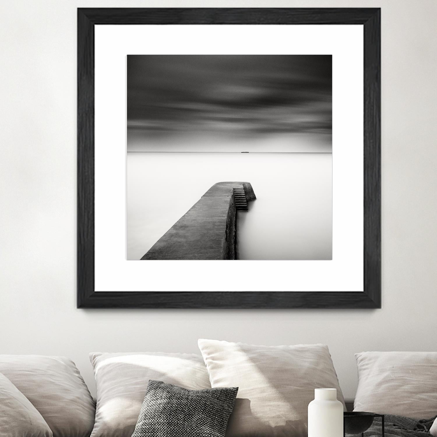 The Jetty-Study #1 by Wilco Dragt on GIANT ART - multicolor photography; coastal; landscapes
